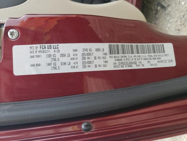 2C4RDGCG3JR264382 Dodge Grand Caravan Sxt