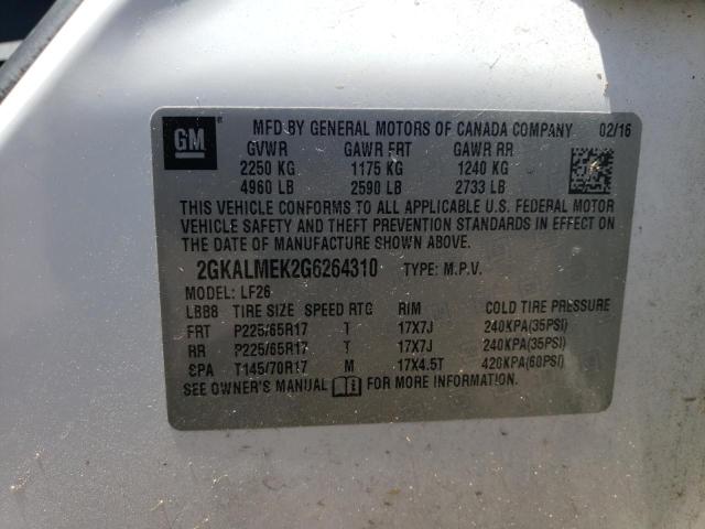 2GKALMEK2G6264310 GMC Terrain Sle