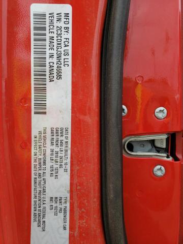2C3CDXGJ3NH246685 Dodge Charger Scat Pack
