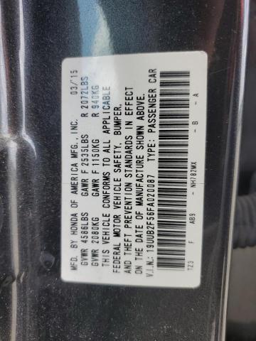 19UUB2F56FA020087 Acura TLX TECH