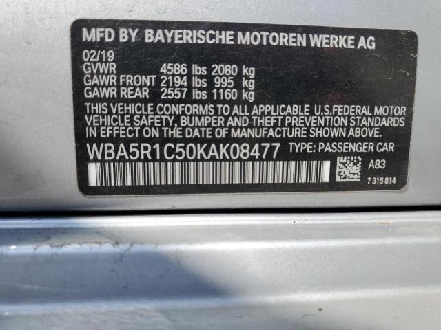 WBA5R1C50KAK08477 BMW 330I