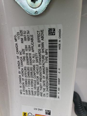 2HKRS3H72RH316391 Honda CR-V EXL