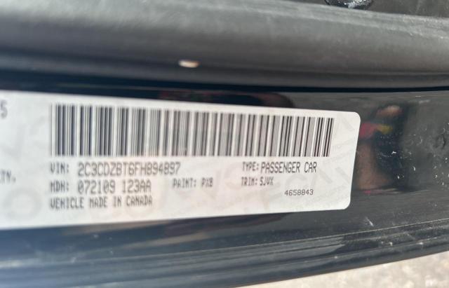 2C3CDZBT6FH894897 Dodge Challenger Sxt Plus