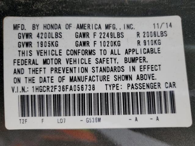 1HGCR2F36FA056738 Honda ACCORD LX
