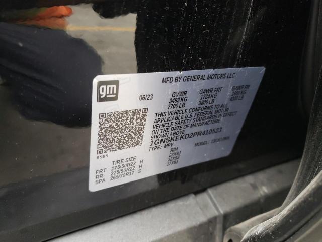 1GNSKEKD2PR410523 Chevrolet Suburban K1500 Rst