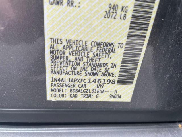 1N4AL3APXFC146198 Nissan ALTIMA 2.5