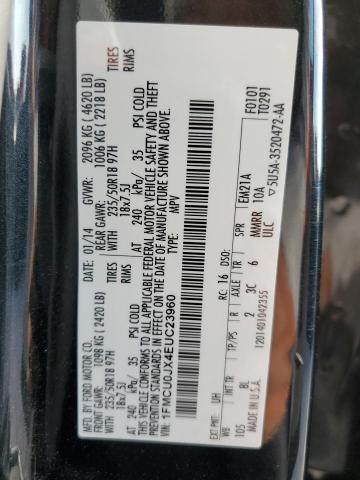 1FMCU0JX4EUC23960 Ford Escape Titanium