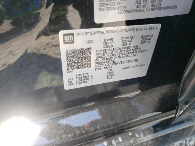3GTUUCE86RG295149 GMC Sierra K1500 Elevation