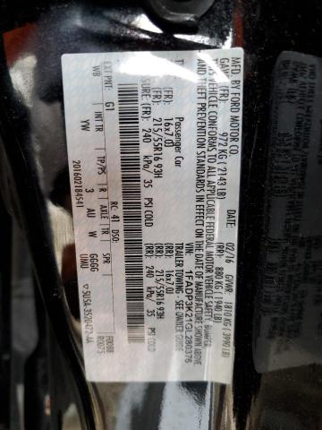 1FADP3K21GL280376 Ford FOCUS SE