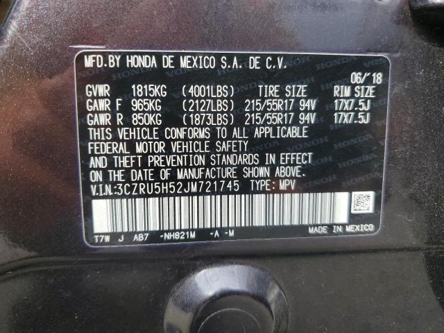 3CZRU5H52JM721745 Honda HR-V EX
