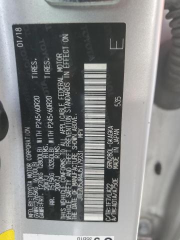 JTEZU5JR4J5179231 Toyota 4RUNNER SR5