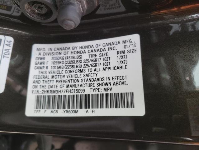 2HKRM3H77FH515099 Honda CR-V EXL