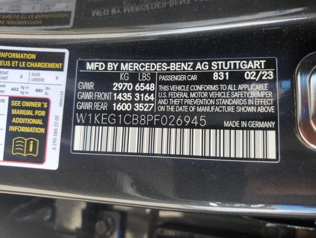 W1KEG1CB8PF026945 Mercedes-Benz Eqe Sedan
