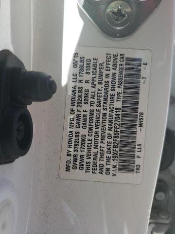 19XFB2F85FE270418 Honda CIVIC EX
