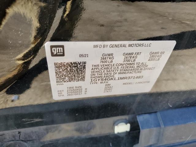 1GYS4GKL1MR371483 Cadillac Escalade S