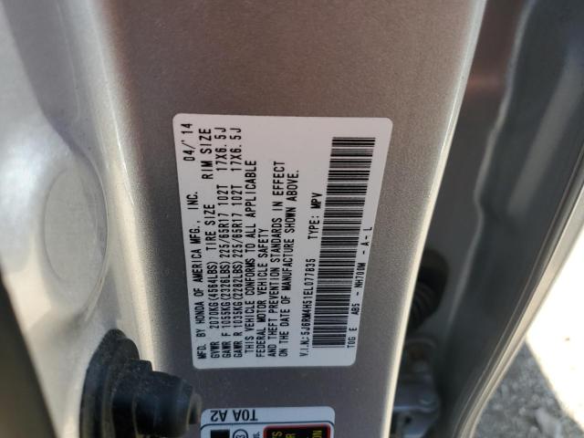 5J6RM4H51EL077835 Honda CR-V EX