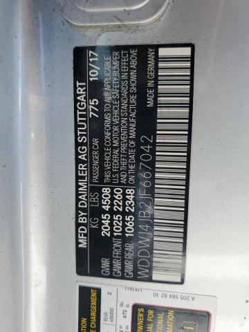WDDWJ4JB2JF667042 Mercedes-Benz C 300