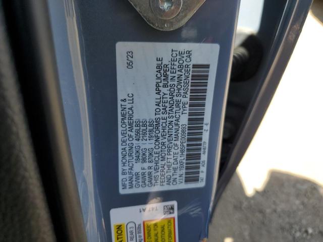 19XFL1H85PE009893 Honda Civic Sport Touring