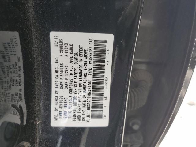 1HGCR2F36HA275265 Honda ACCORD LX