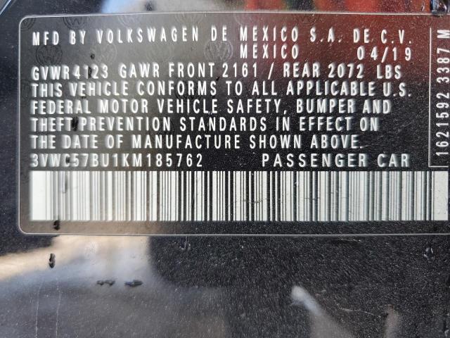 3VWC57BU1KM185762 Volkswagen JETTA S