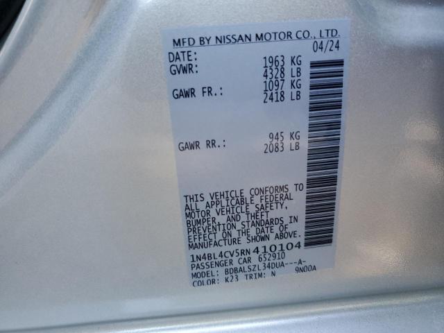 1N4BL4CV5RN410104 Nissan ALTIMA SR