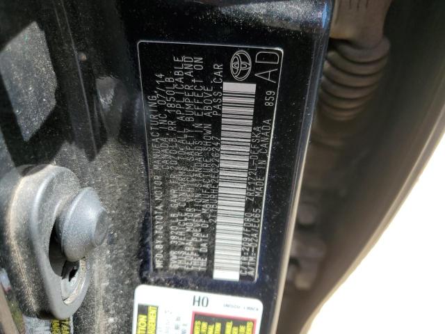 2T1BURHE2EC226247 Toyota COROLLA L