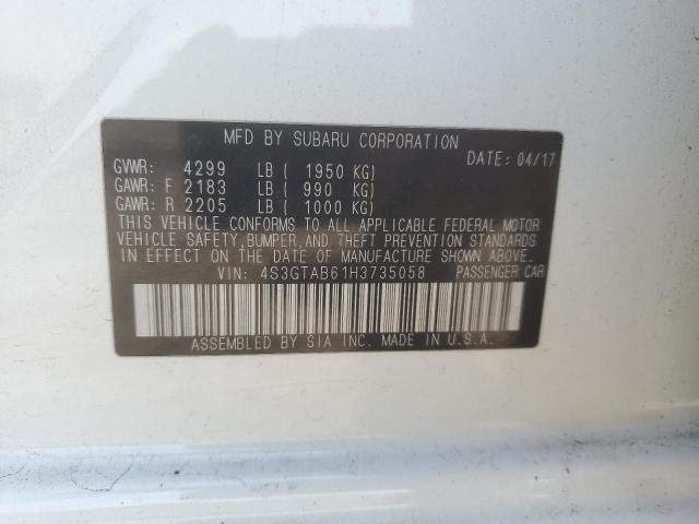 4S3GTAB61H3735058 Subaru Impreza Premium