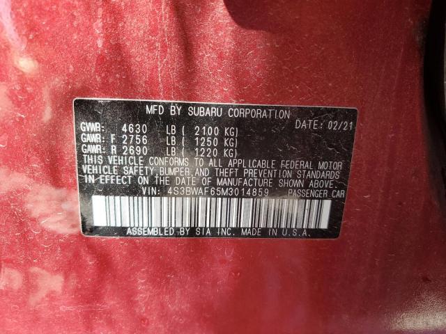 4S3BWAF65M3014859 Subaru Legacy Pre