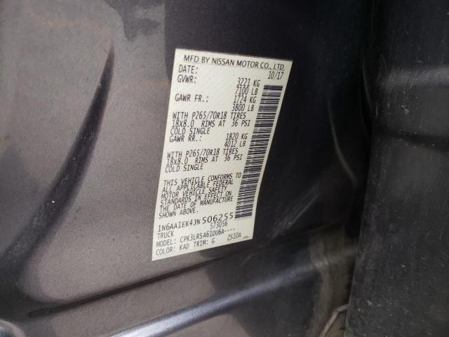 1N6AA1EK4JN506255 Nissan TITAN S