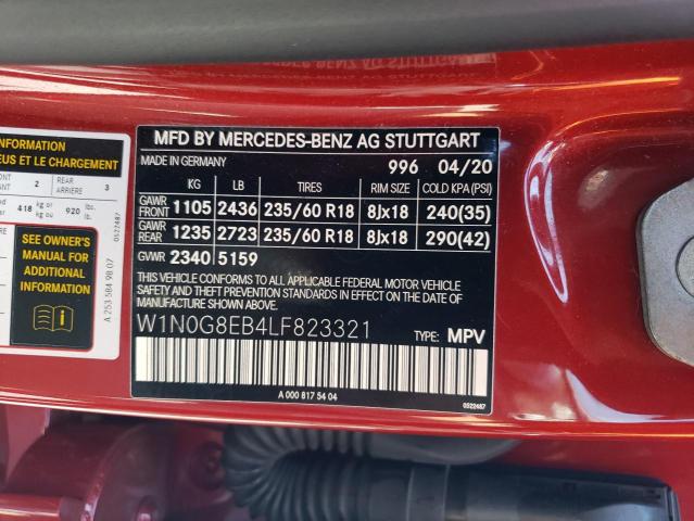 W1N0G8EB4LF823321 Mercedes-Benz GLC 300 4M
