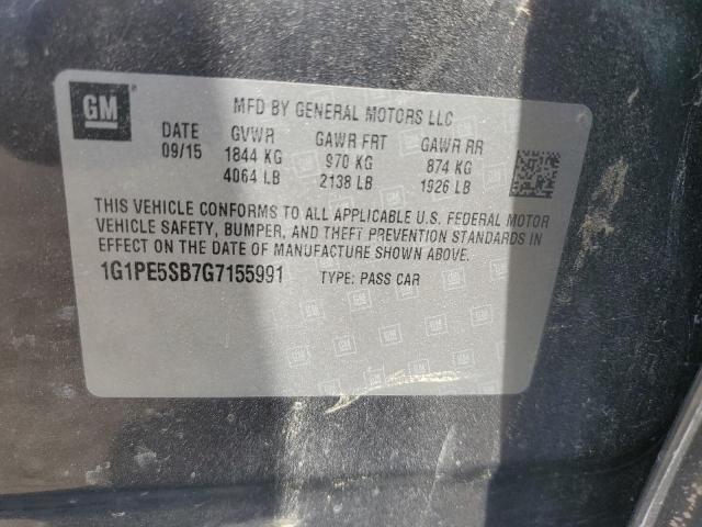 1G1PE5SB7G7155991 Chevrolet Cruze Limited Lt