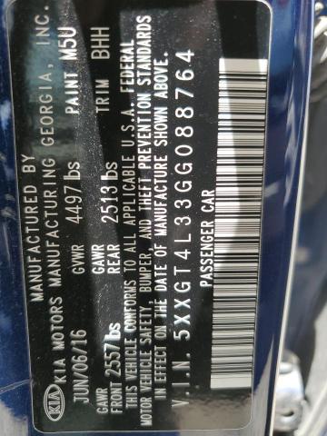 5XXGT4L33GG088764 KIA Optima Lx