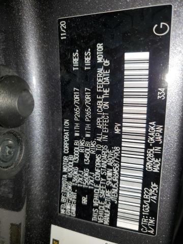 JTENU5JR6M5877908 Toyota 4RUNNER SR