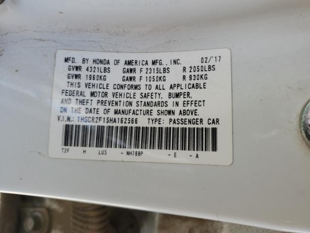 1HGCR2F15HA162566 Honda Accord Sport Special Edition