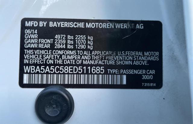 WBA5A5C58ED511685 BMW 528 I