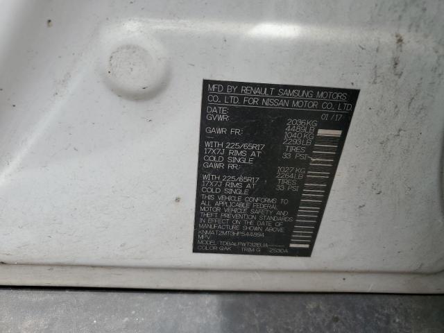 KNMAT2MT3HP544894 Nissan ROGUE S