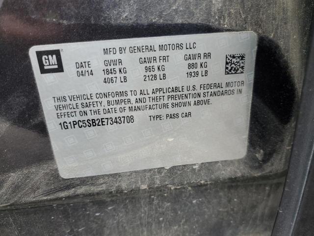 1G1PC5SB2E7343708 Chevrolet CRUZE LT