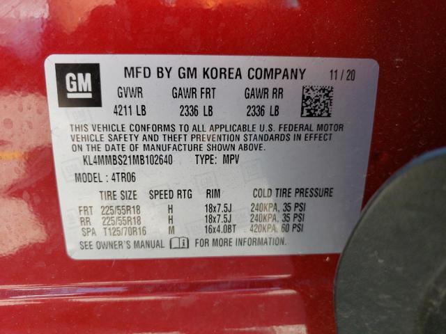 KL4MMBS21MB102640 Buick Encore Gx Preferred
