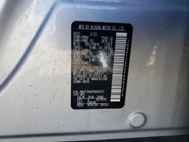 JN8AY2ADXP9693373 Nissan ARMADA S