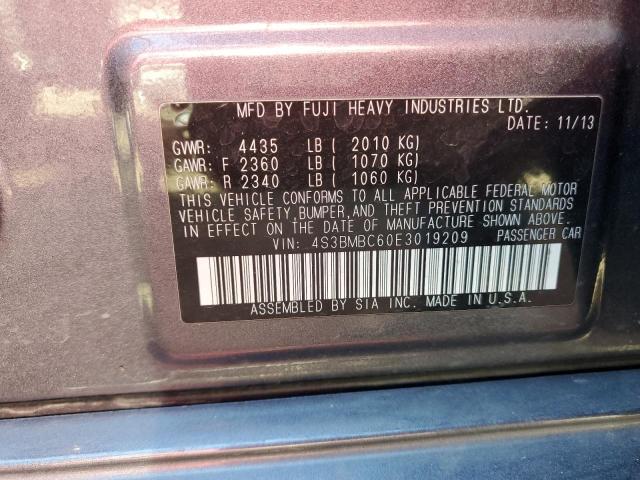 4S3BMBC60E3019209 Subaru Legacy 2.5i Premium