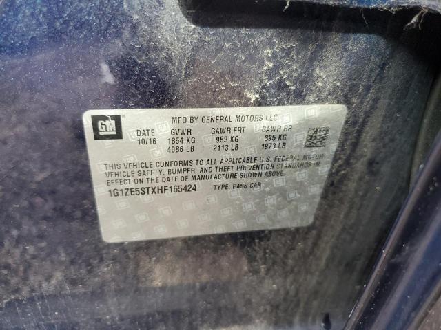 1G1ZE5STXHF165424 Chevrolet MALIBU LT
