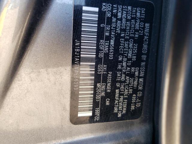 JN1BJ1AV7MW566393 Nissan ROGUE SPOR