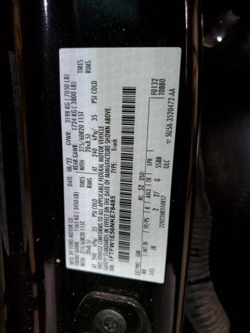 1FTFW1E56NKE78485 Ford F150 SUPER