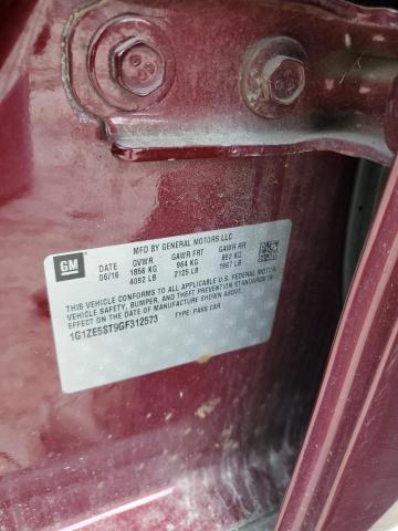 1G1ZE5ST9GF312573 Chevrolet MALIBU LT