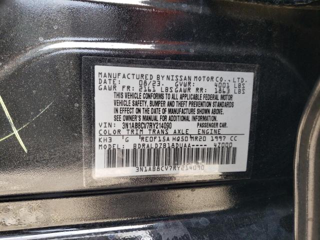 3N1AB8CV7RY214090 Nissan SENTRA SV
