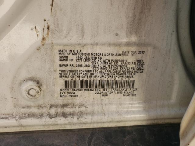 4A4AP3AU4EE008656 Mitsubishi Outlander Sport Es