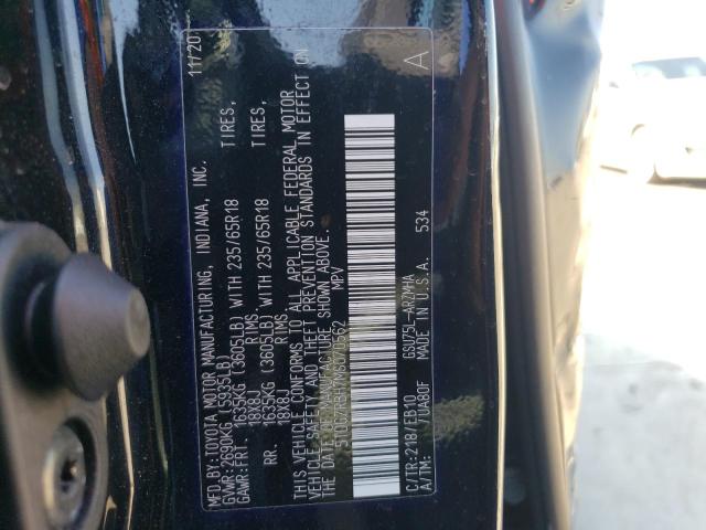 5TDGZRBH7MS070562 Toyota Highlander