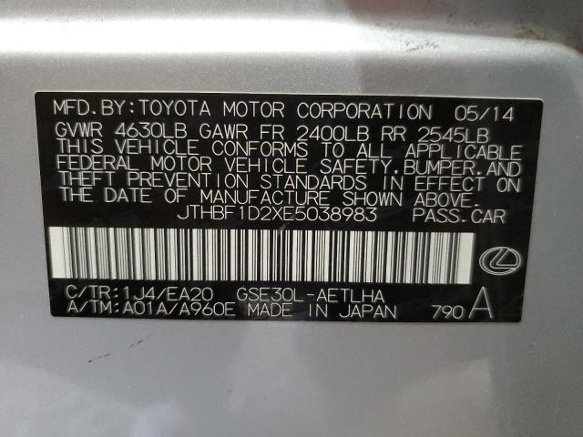JTHBF1D2XE5038983 Lexus IS 250