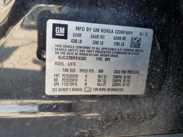 KL4CJCSB9FB183383 Buick Encore