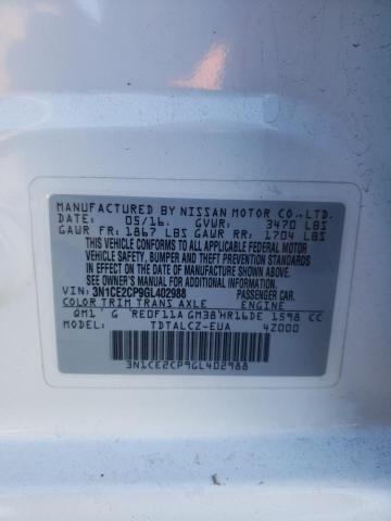 3N1CE2CP9GL402988 Nissan Versa Note S
